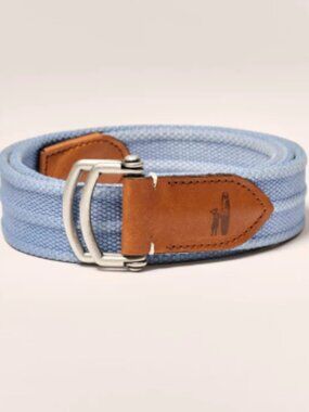 Johnnie-O Maliblu Blue Brentwoods Belt Canvas Golf
